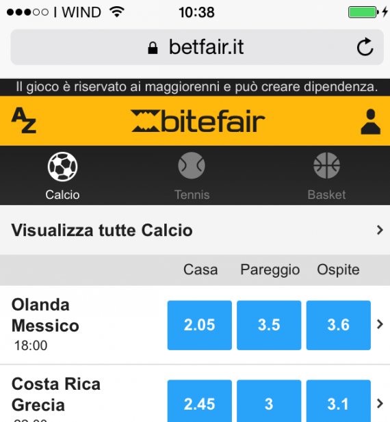 betfair mobile