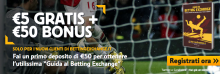 promozione betfair 50 euro