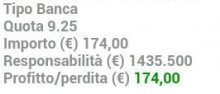 vincita banca 0-0