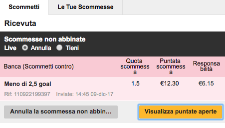 Betfair introduce la funzione Tieni Scommessa nel betting exchange 13