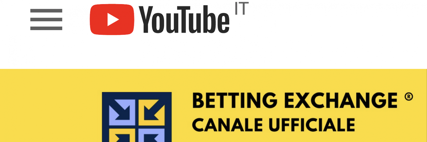 Canale ufficiale Betting Exchange su YouTube 1