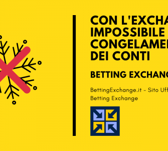 Con l'Exchange impossibile il congelamento dei conti Betfair o Betflag 2