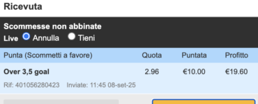 Cosa succede alle scommesse exchange non abbinate 5