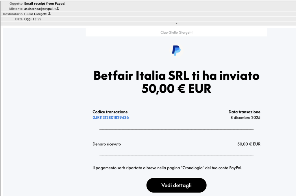 Qual è il modo più veloce per prelevare su Betfair? E quali sono i tempi? 3