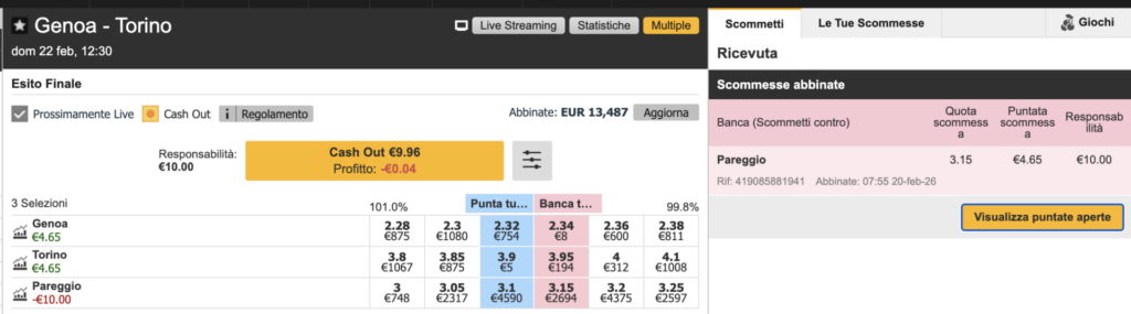 Banca X: a che quota posso impostare il Punta? 2 Banca X: a che quota posso impostare il Punta? 2