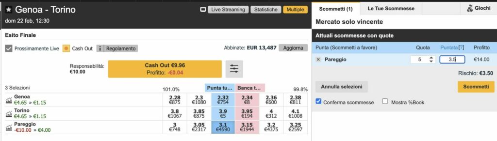 Banca X: a che quota posso impostare il Punta? 8 Banca X: a che quota posso impostare il Punta? 8