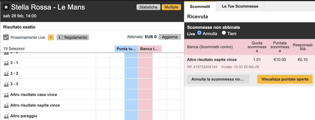 Bancare a 1.01: perché non si vedono le quote 3 Bancare a 1.01: perché non si vedono le quote 3